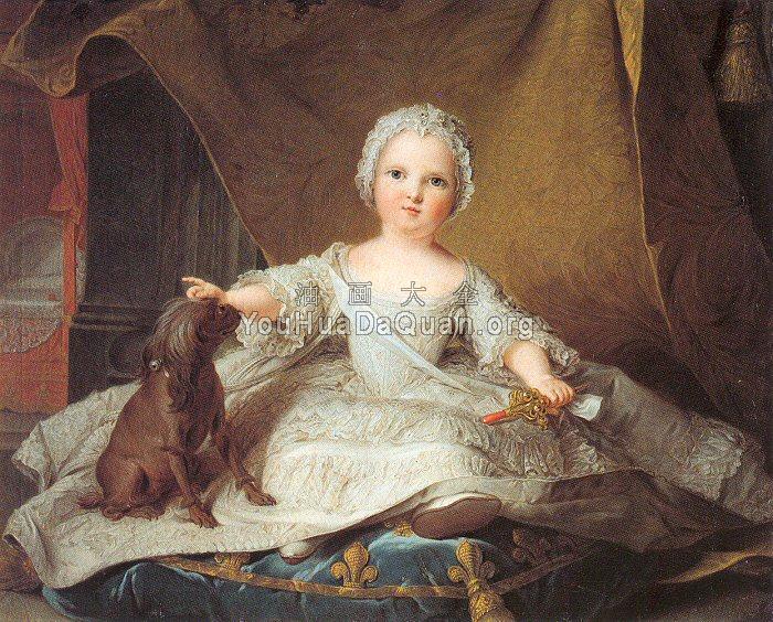 Marie Zephyrine of France as a Baby - 让·马克·纳迪尔